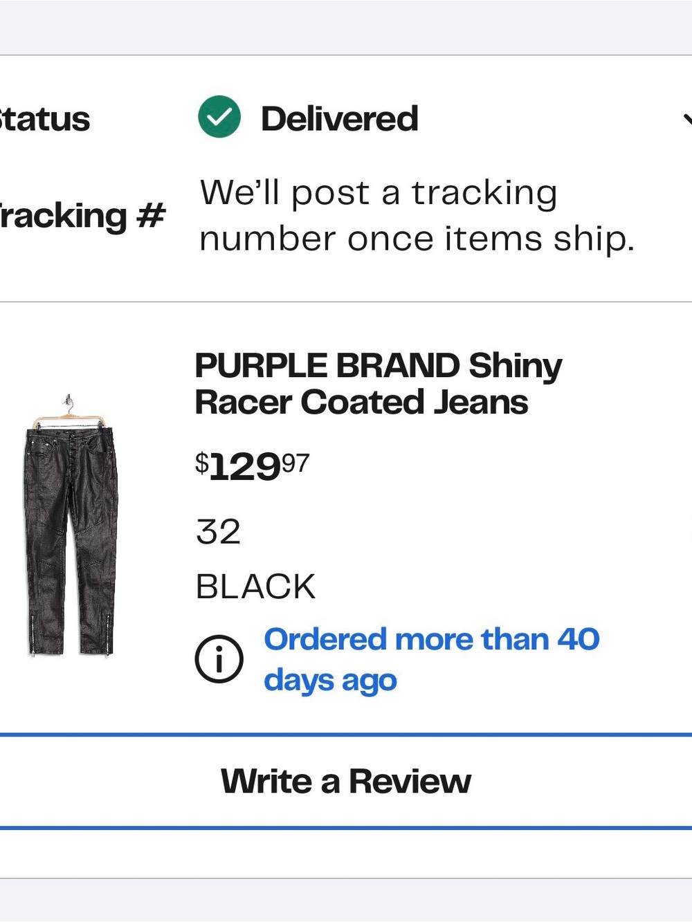 PURPLE BRAND SHINY RACER - Picture 4 of 4